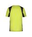 T-shirt Course À Pied Homme Jaune Fluo Noir James And Nicholson-2