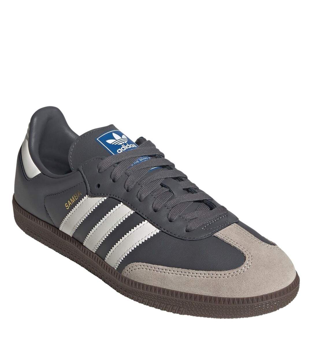 Baskets Motif/style 3 Rayures Samba Og Homme Gris Blanc Adidas-3