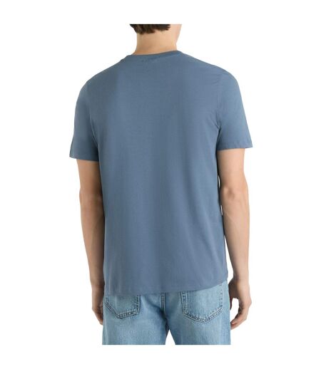 Mens Geo Wave T-shirt China Blue Umbro