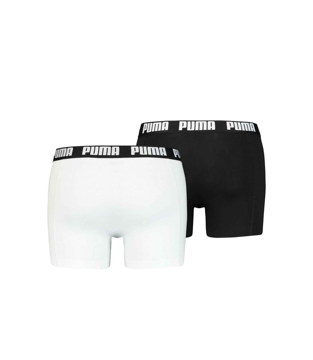 Boxers basic homme noir / blanc Puma-2