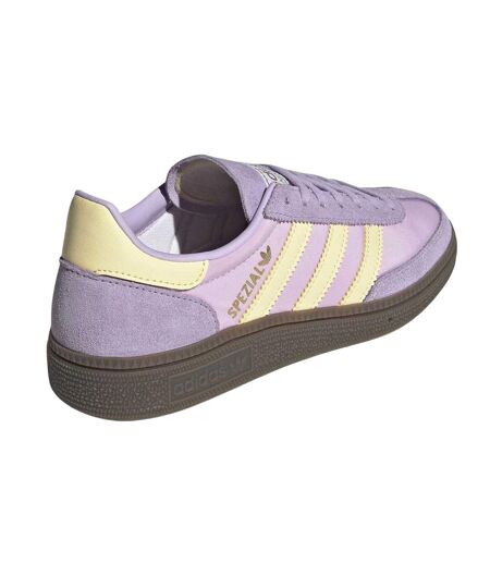 Baskets Handball Spezial Enfant Lilas Jaune Adidas