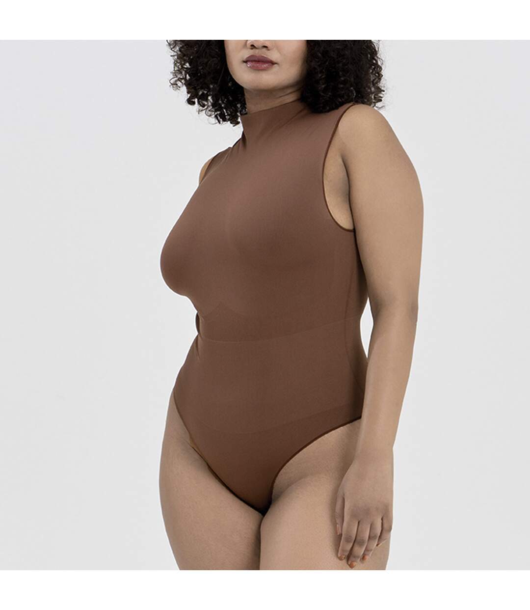 Ruey - Body col roulé sans manches femme Essentials sculptant-3