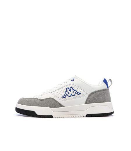 Baskets blanches/bleu homme kappa logo manis