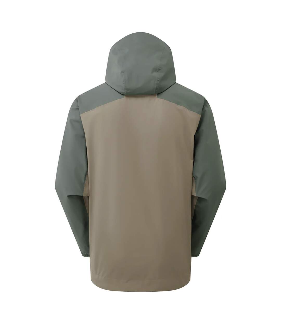 Mens Lightweight Waterproof Hiking Jacket with Hood Half Zip Rain Shell Coat-2
