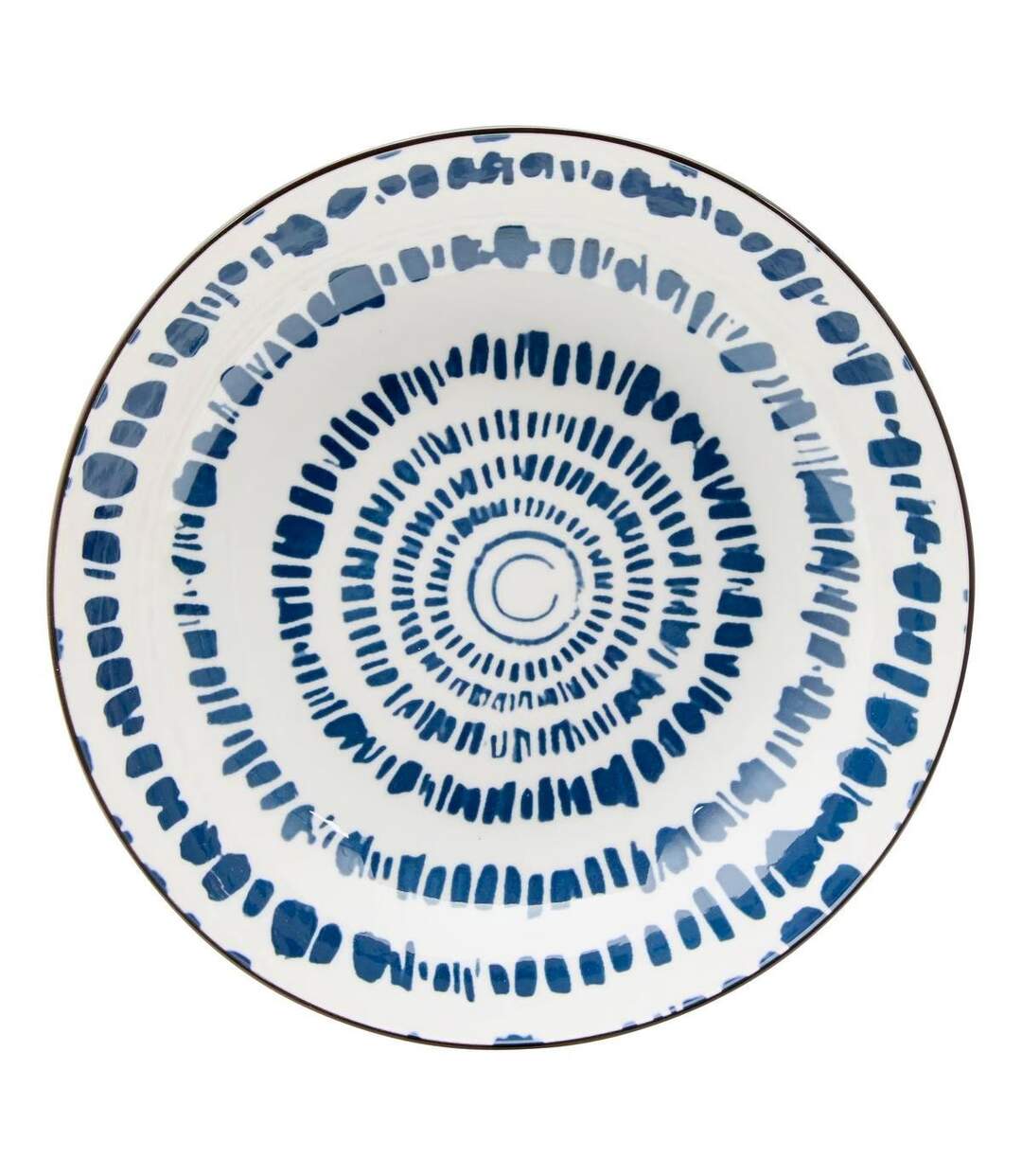 Lot de 6 Assiettes Creuses Umami Rayon 20cm Bleu-2