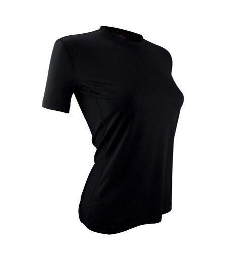 Warm Fleece-Lined Short Sleeve Thermal T-Shirt for Women - Winter Baselayer