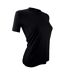 Warm Fleece-Lined Short Sleeve Thermal T-Shirt for Women - Winter Baselayer-2