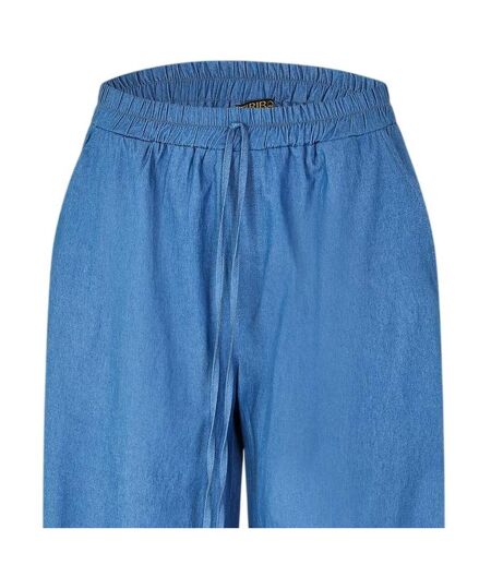 Pantalon Motif/style Uni Femme Bleu Pâle Biba