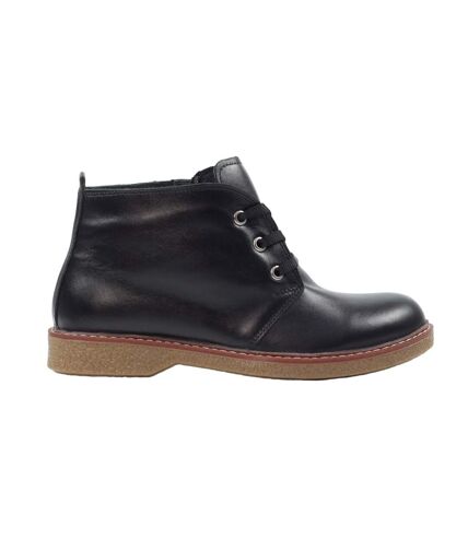 Bottines claire femme noir Lunar