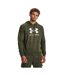 Sweat À Capuche Motif/style Logo Homme Vert Under Armour-1