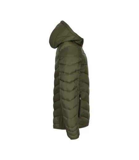 Mens Idaho Padded Jacket Fog Green Clique