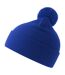 Unisex Adult Wind S Pom Pom Recycled Double Skin Cuffed Beanie Royal Blue Atlantis-2