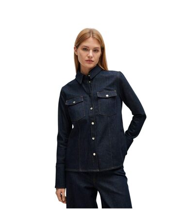 Chemisier femme bleu Boss