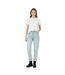 Womens/ladies 501 5 Pockets Straight Leg Jeans Stepped Away Levis-1