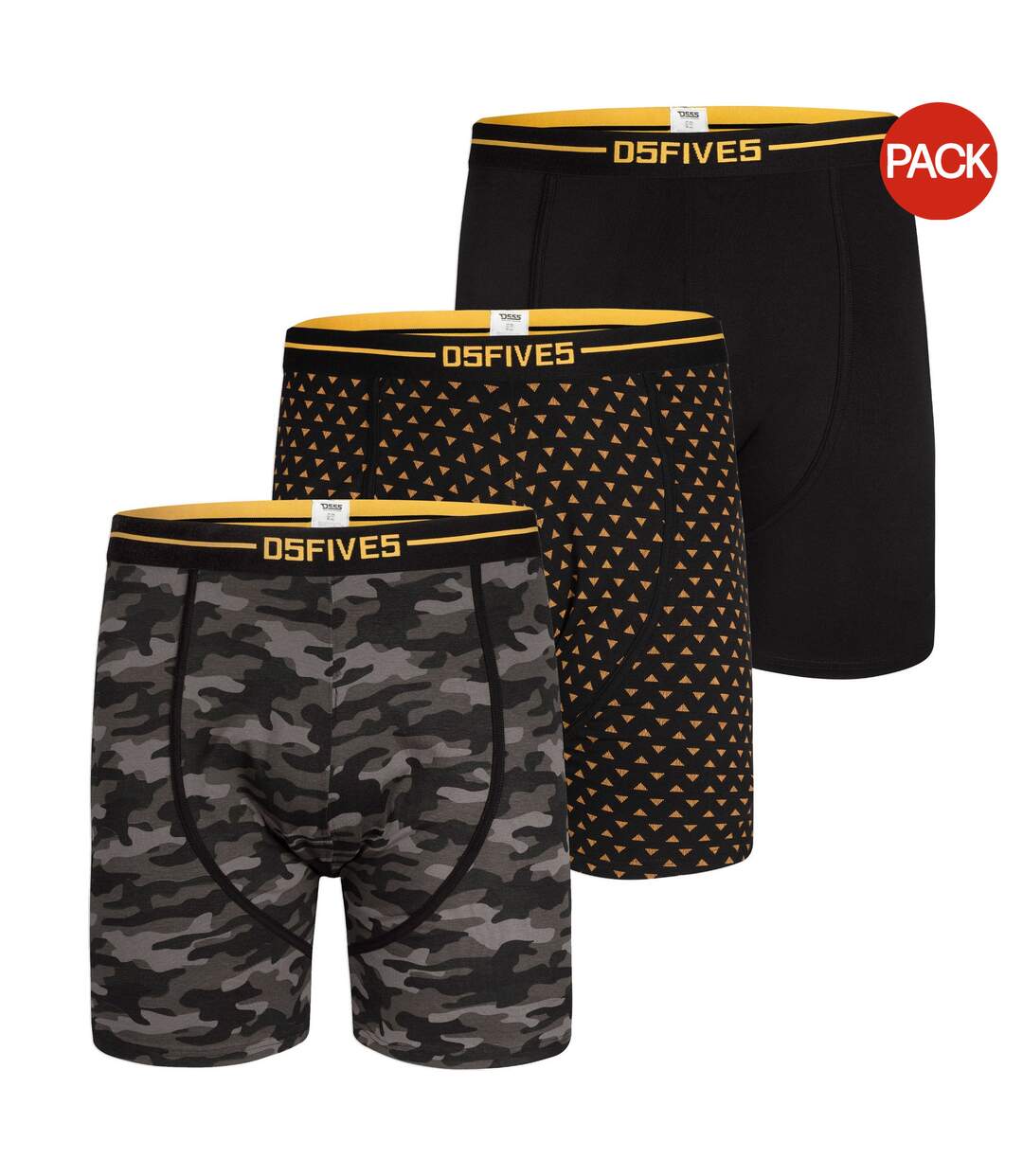 Boxers D555 Sylvester Homme Noir Duke-1