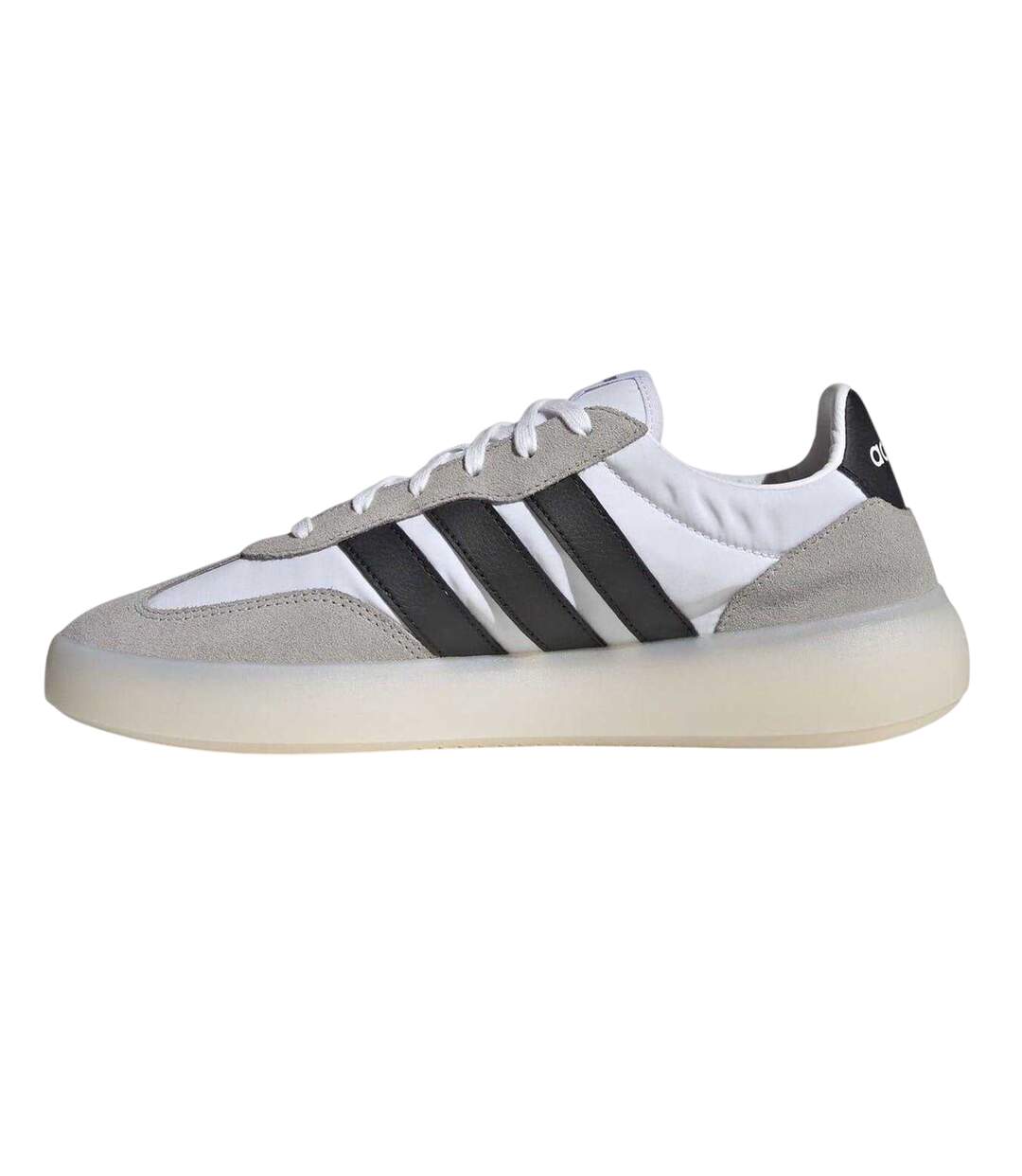 Mens Barreda Decode Suede Trainers White Black Dark Grey Adidas-3