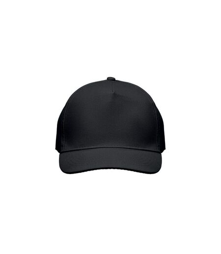 Sunny 5 Panel Baseball Cap Black MidOcean
