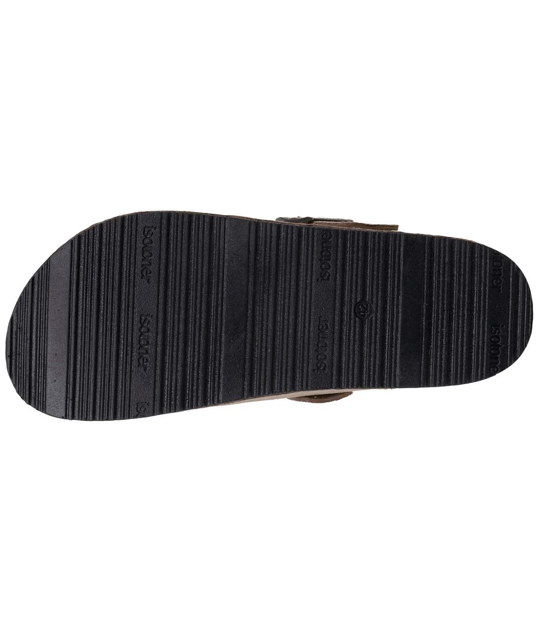 Isotoner Sabots homme semelle intérieure cuir extra-flex - patch talon confort-4