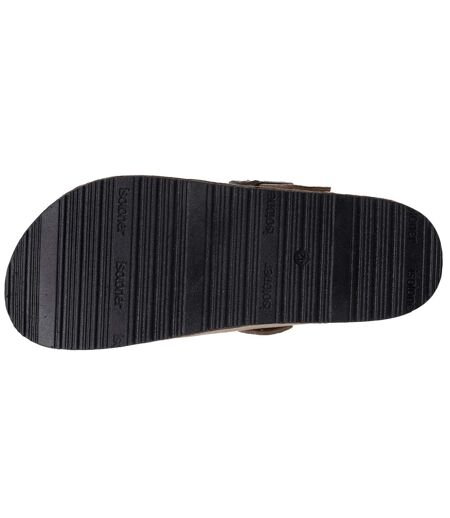 Isotoner Sabots homme semelle intérieure cuir extra-flex - patch talon confort