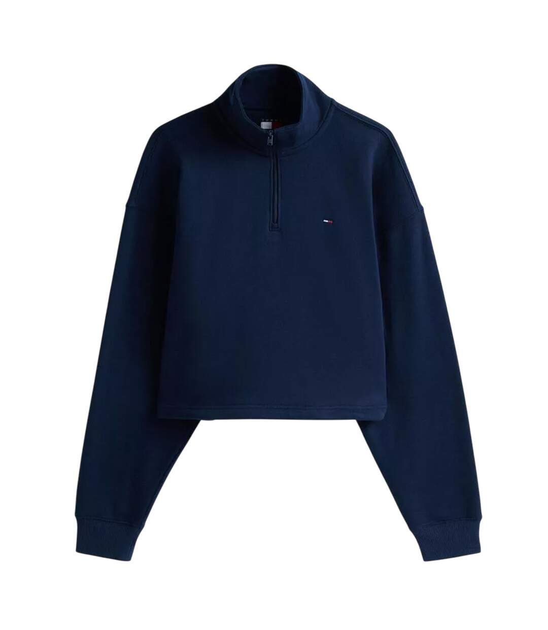 Sweat Court Femme Bleu Marine Foncé Tommy Jeans-2