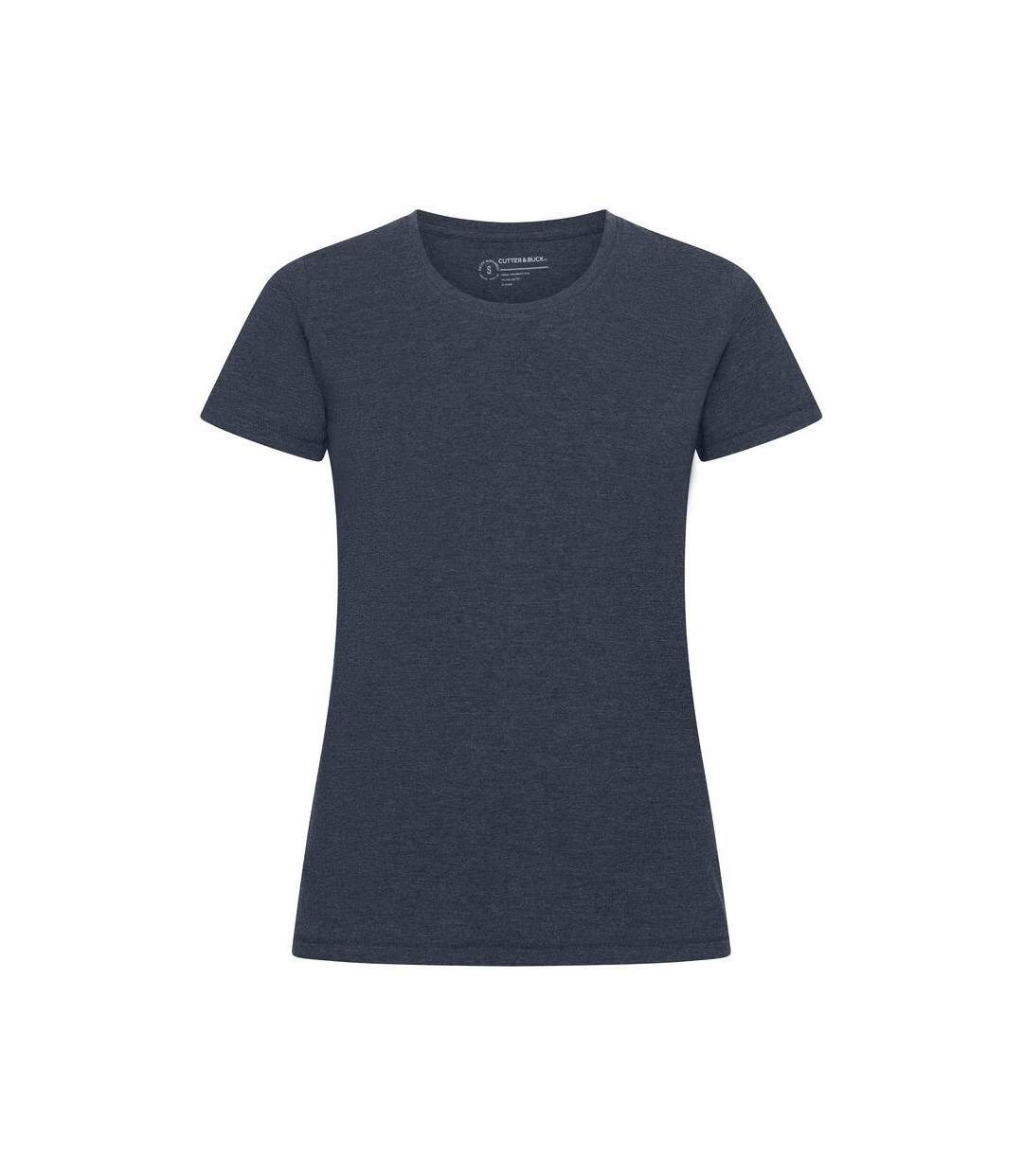 T-shirt Manzanita Femme Bleu Marine Chiné Cutter & Buck-4