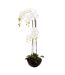 Fleur Artificielle en Pot Orchidée 115cm Blanc-1