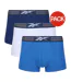 Boxers Sports Homme Bleu Blanc Bleu Marine Reebok-1