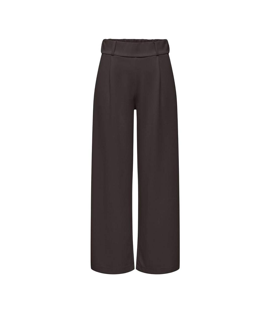 Pantalon fluide femme marron jdy honey-1