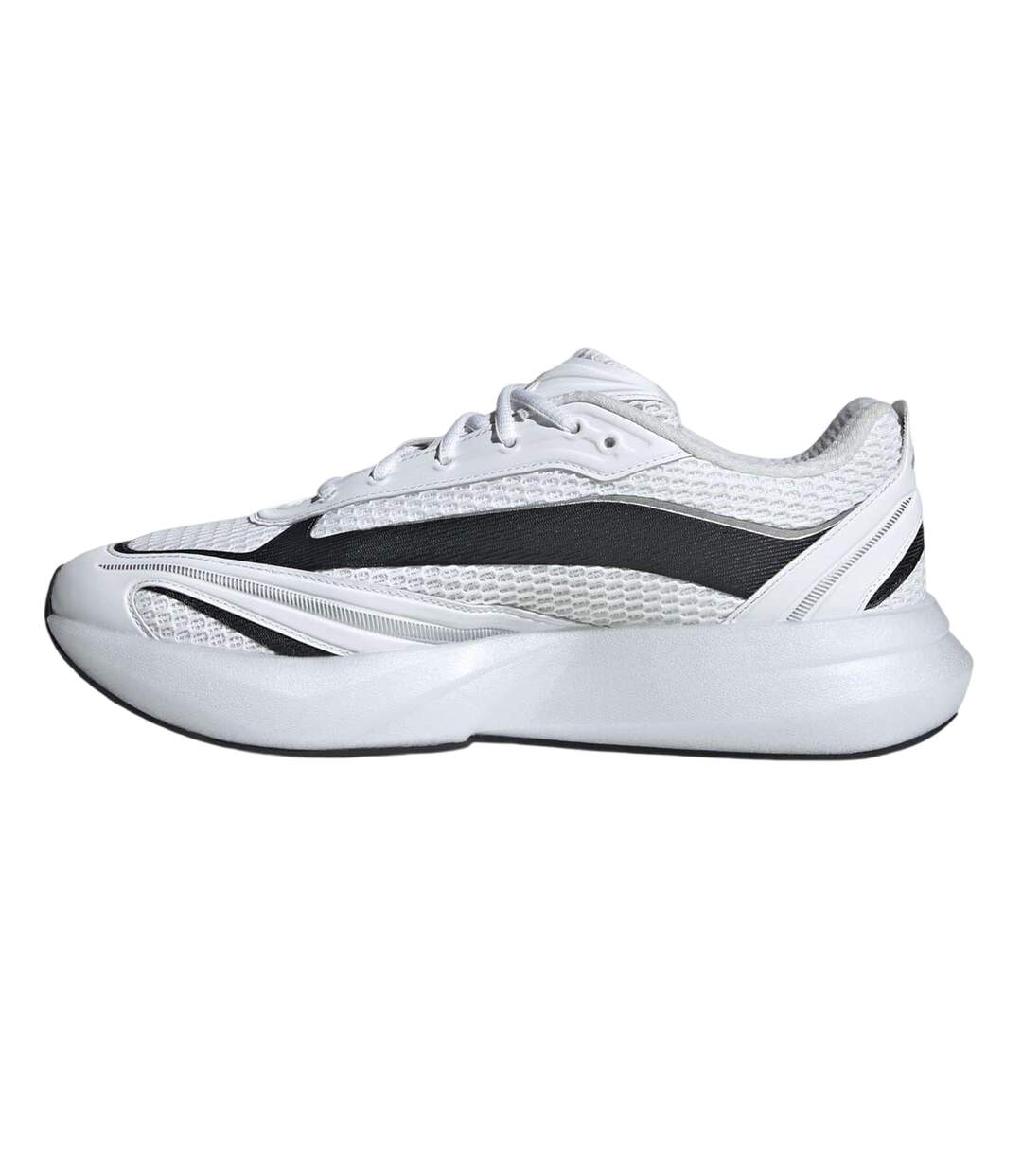 Baskets Motif/style Brille Lightblaze Homme Blanc Argenté Noir Adidas-3