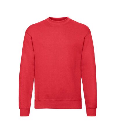 Fruit of the Loom Mens Lightweight Drop Shoulder Sweatshirt (Red)