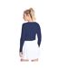 Rhino - Lot de 2 t-shirts à manches longues - Femme (Bleu marine) - UTRW7018