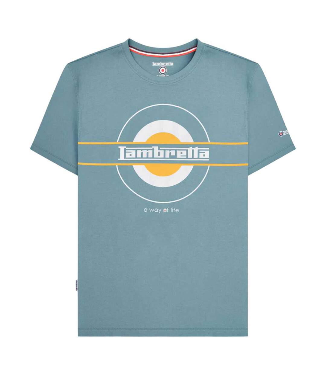 T-shirt Neo Ss25 Homme Bleu Clair Lambretta-2
