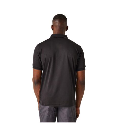 Polo navigate homme noir / gris phoque Regatta