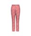 Pantalon Rose/Blanc à Motifs Femme Only 15222230 - 34