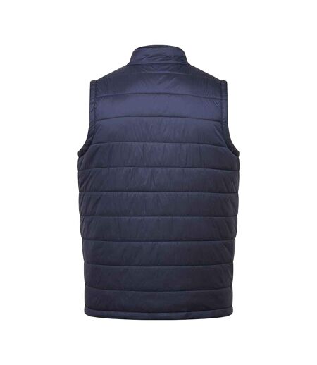 Mens recyclight padded gilet navy Premier