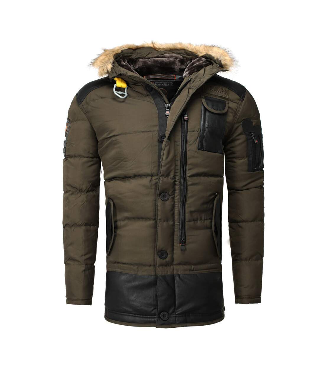 Parka homme Geographical Norway Parka Bussel vert kaki
