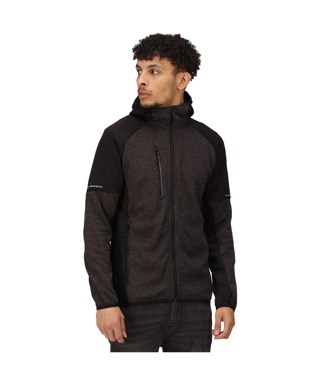 Veste polaire x-pro coldspring homme gris chiné / noir Regatta-3