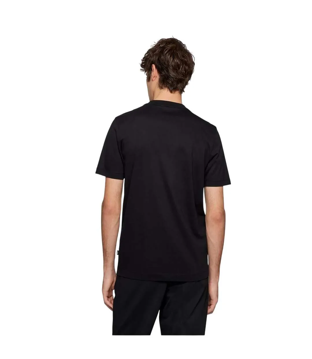 Mens Hbb Thompson Tonal Logo T-shirt Black Boss-3