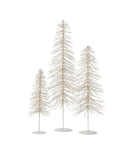 Sapin de Noël Déco à Paillettes Dreams 58cm Argent
