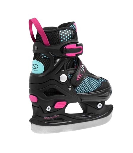 Patins À Roulettes Alignées Style 3-en-1 Adulte 38-42 Fr Noir Bleu Rose SMJ Sport