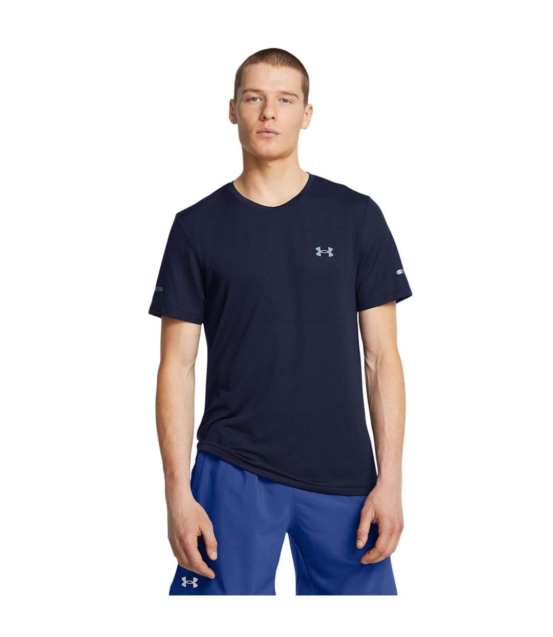 T-shirt Seamlestride Homme Bleu Marine Under Armour-1