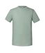 T-shirt Iconic Premium Homme Vert De Gris Fruit Of The Loom-1