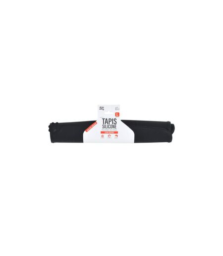 Tapis Repas pour Chien & Chat Souple 54cm Noir