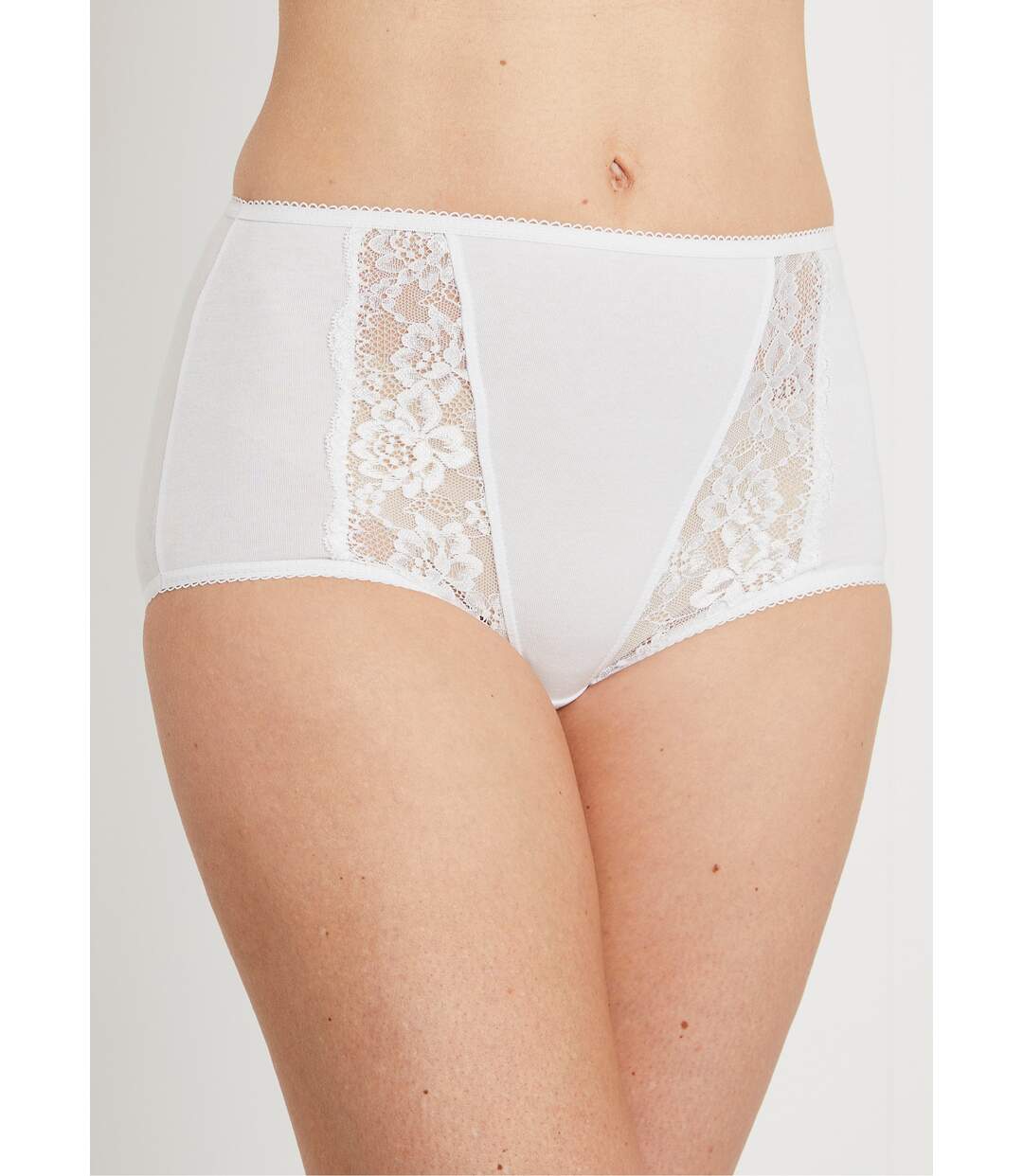 Culotte taille haute dentelle - lot de 3-1