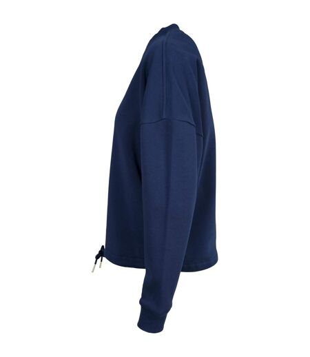 Sweat À Capuche Femme Bleu Marine Clair Build Your Brand