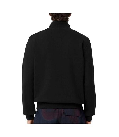 Sweat noir homme lacoste montant