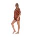 Ensemble De Pyjama Court Manches Courtes Femme Marron Keanu-4