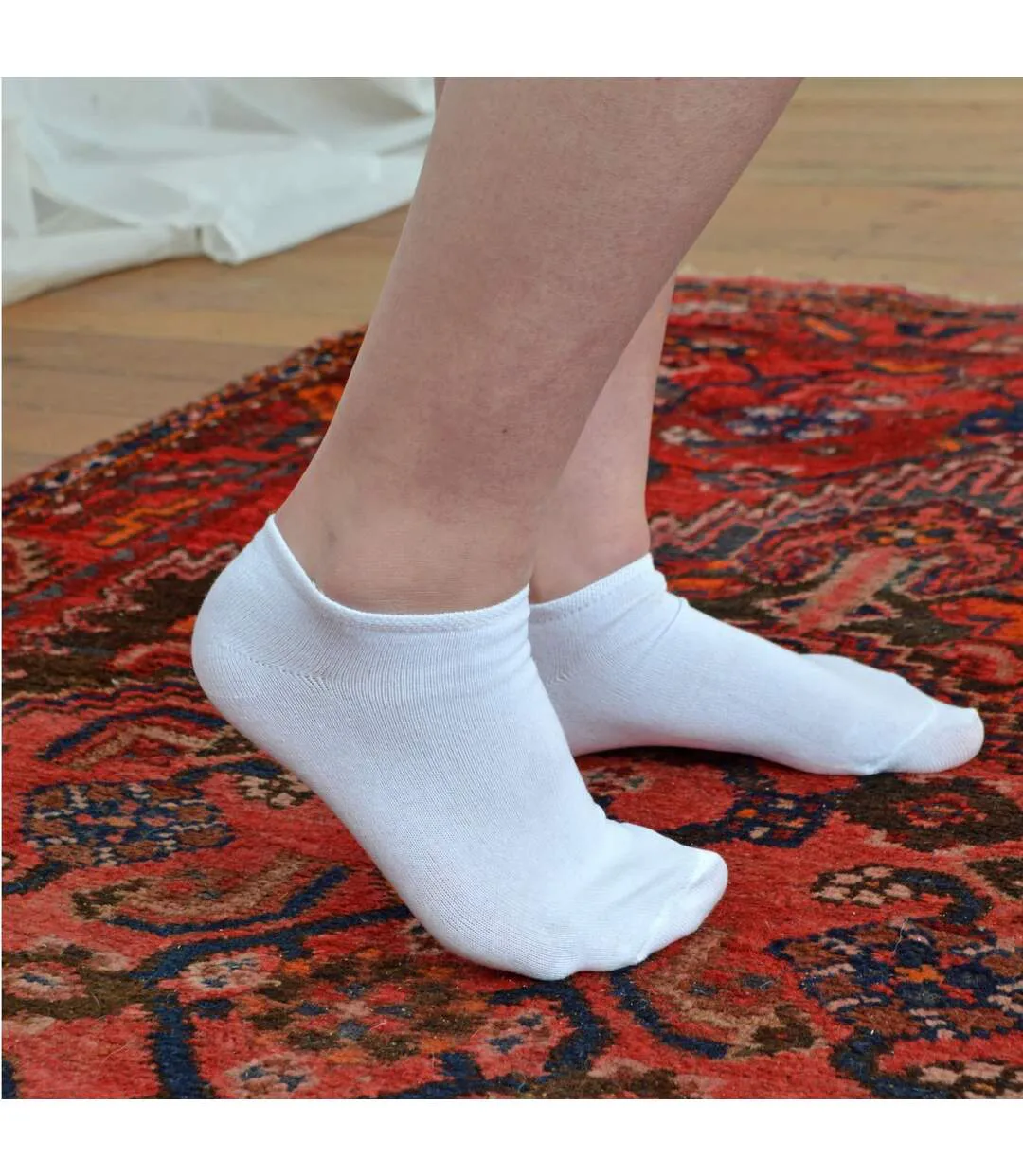 6 Paires Homme et Femme Coton Sport Basses Courtes Chaussettes Socquettes-4