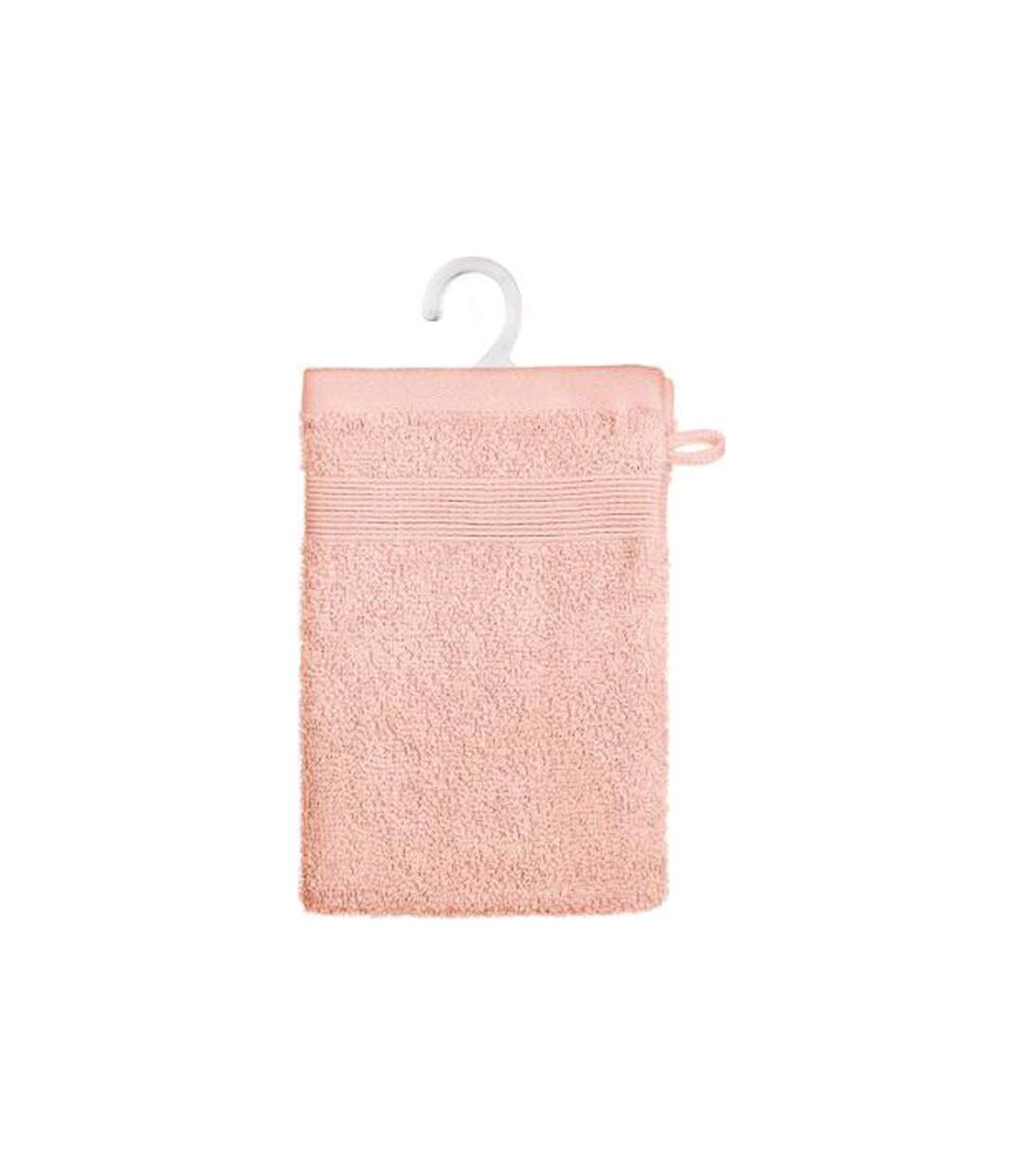 Lot de 2 Gants de Toilette Confort 15x21cm Rose