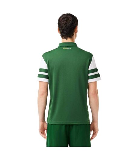 Polo Homme Vert Blanc Lacoste
